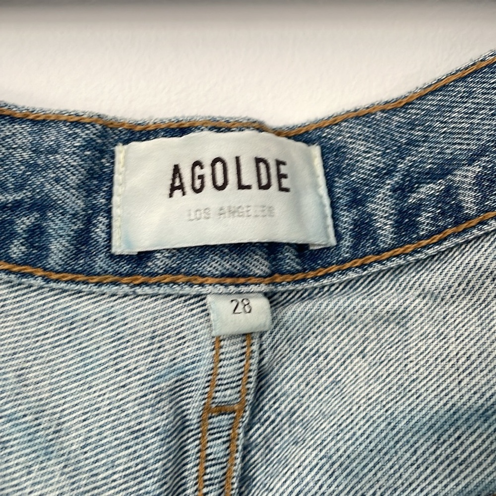 AGolde Riley High Rise Jean - Size 28 - Picture 3 of 5